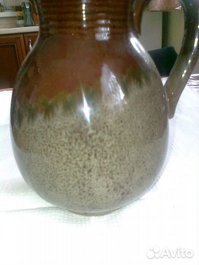 Бутылка керамика и сервиз керамика