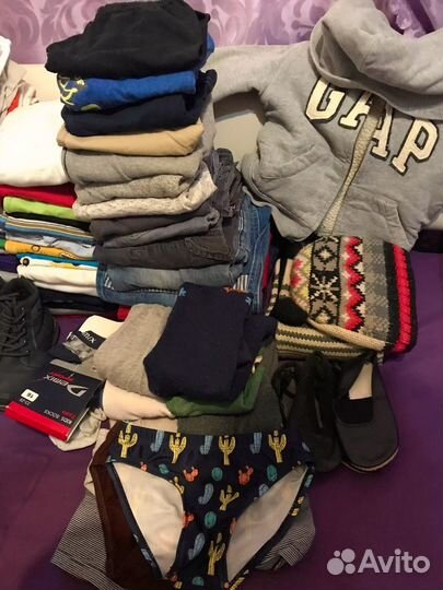 Детские вещи пакетом для мальчика 86-110 см
