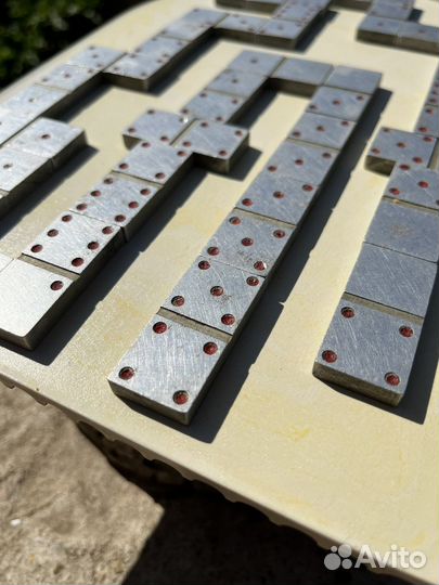 Домино СССР, алюминий. Комплектное