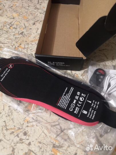 Стельки с подогревом и встроенными акб