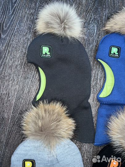 Шапка шлем балаклава для мальчика зимняя 5-9 54