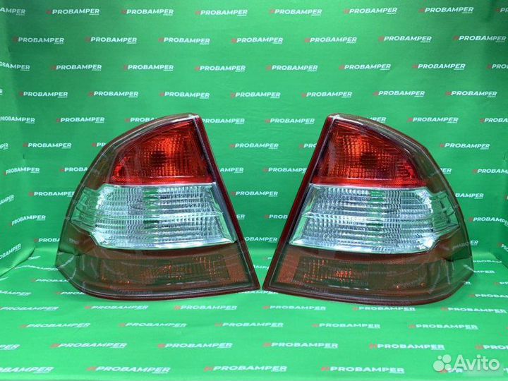 Фонари Ford Focus 2 Комплект Красный-Хром Depo