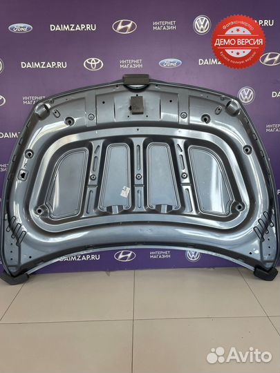 Капот Kia Rio (2017 2021) серый