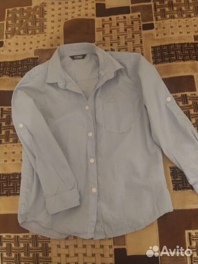 Рубашка школьная для мальчика 116-122р