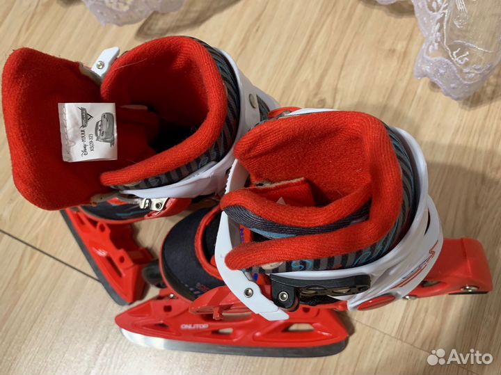 Коньки. Роликовые коньки Disney раздвижные 29-32