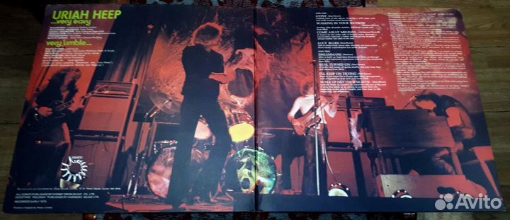 Пластинки рок группы Uriah Heep (Германия, Россия)