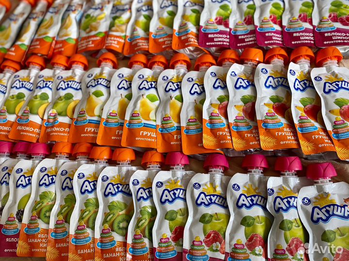 Детское питание Агуша / фруктовое пюре Агуша