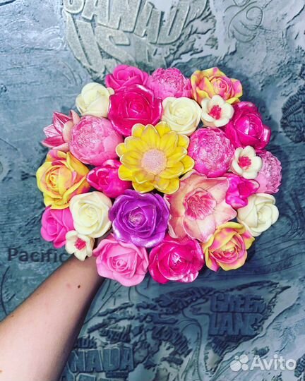 Шоколадный букет, цветы, подарок