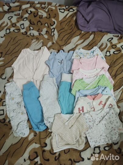 Вещи пакетом на девочку с рождения