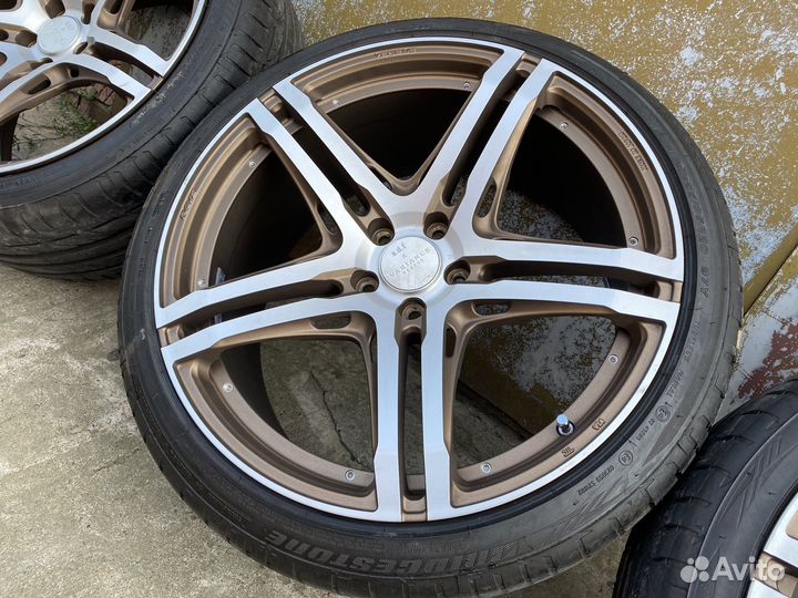 Rays r20; 5/112+ резина Bridgestone