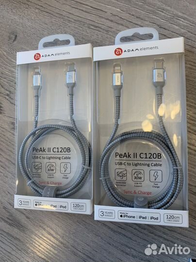 Кабель USB-Type C - Lightning MFI (C120B), 1.2 м