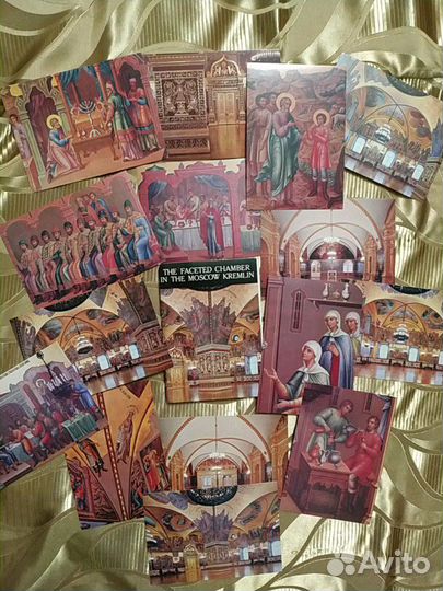 Набор открыток(ссср-1979,Фарфор.Эмаль. Кремль