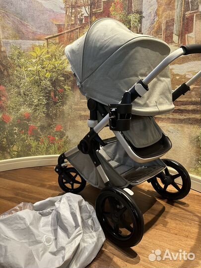 Коляска Bugaboo Fox 2 in 1 Mineral Light Grey