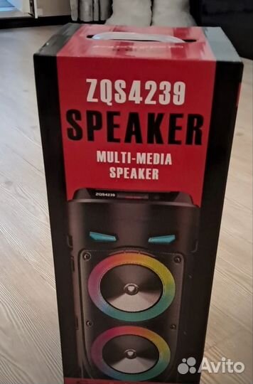 Колонка музыкальная новая блютуз с подсветкой