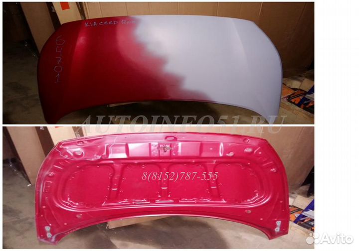 Капот Kia Ceed 2012-2018