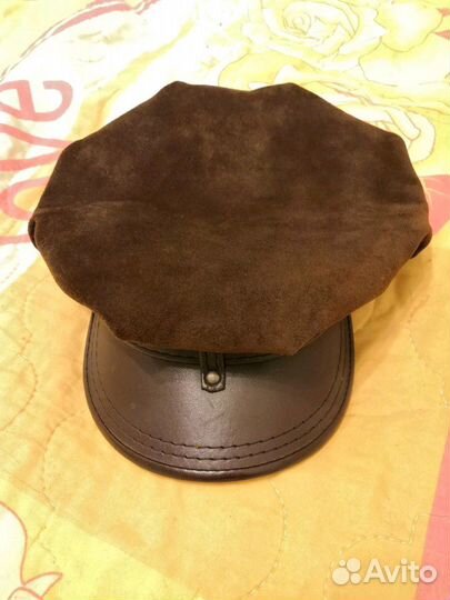 Фуражка мужская, замшевая