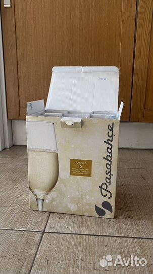 Бокалы для шампанского 6 штук