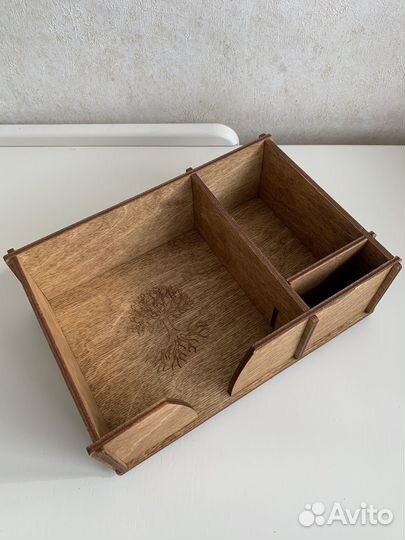 Салфетница деревянная