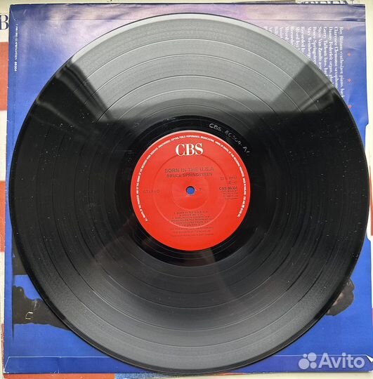 Пластинка Bruce Springsteen Born in U.S.A. CBS Eng