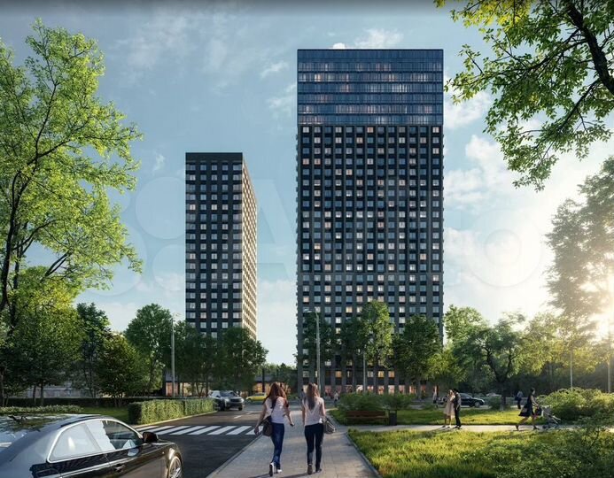 Квартира-студия, 38 м², 22/31 эт.