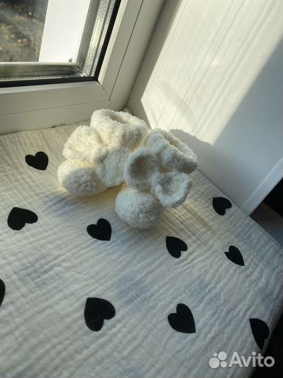 Вязаные носочки, пинетки