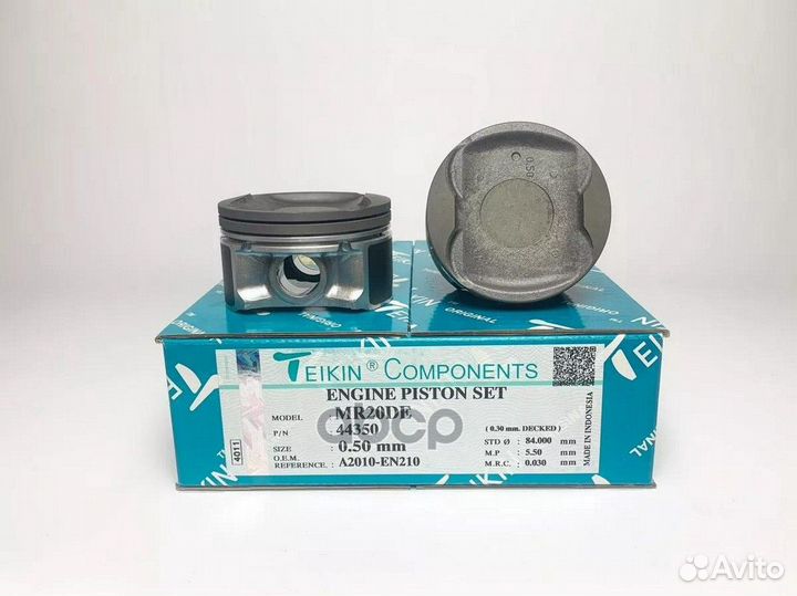 44350 0,50 teikin Поршни двс (компл. на 4 цил.)