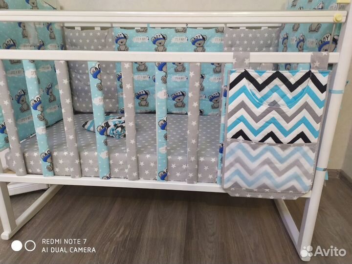 Бортики в детскую кроватку