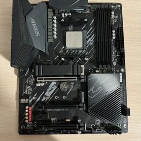 Комплект (am4): ryzen 5600x + мать b550 aorus