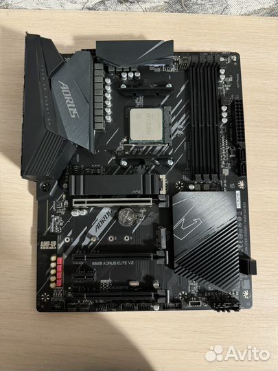 Комплект (am4): ryzen 5600x + мать b550 aorus