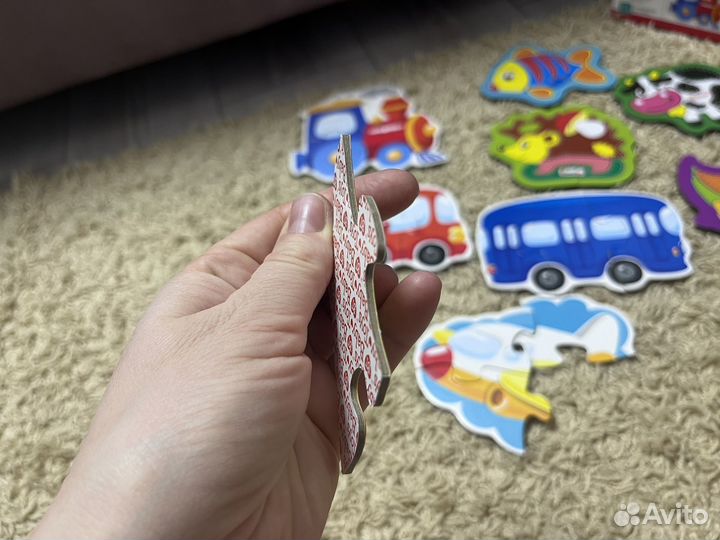 Пазлы для малышей крупные