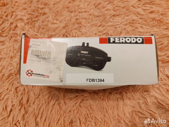 Ferodo тормозные колодки на Форд fusion, fiesta