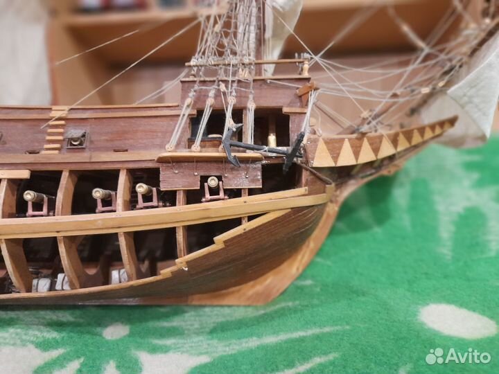 Модель боевого парусного корабля