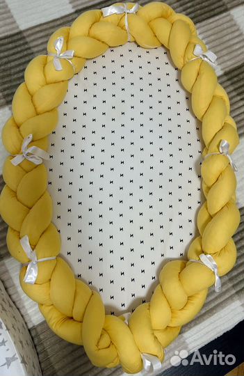 1. Кокон-гнездышко (косичка)