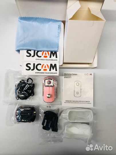 Экшн камера sjcam C100 розовая