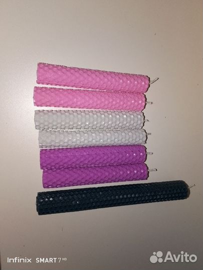 Свечи ручной работы из вощины