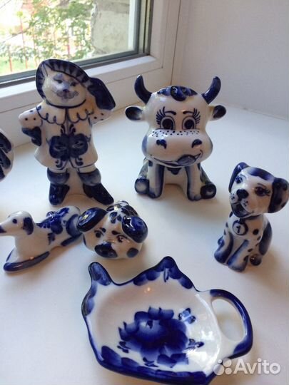 Фигурки гжель