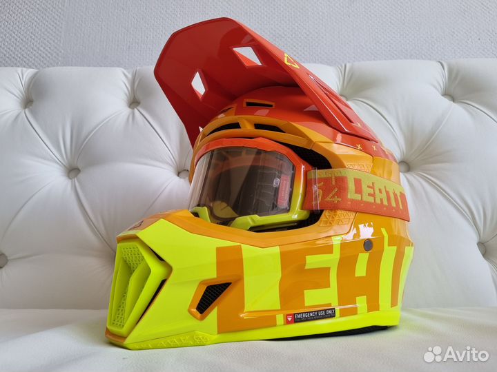 Шлем Citrus Leatt helmet KIT moto 7.5 + очки