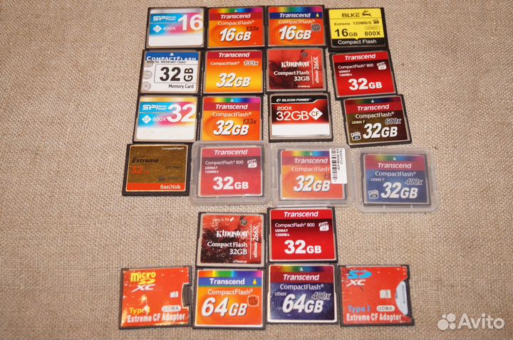 Карты CF Compact Flash