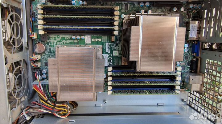 Сервер Supermicro X8DTU 2 CPU E5620 озу 24 HDD 4tb