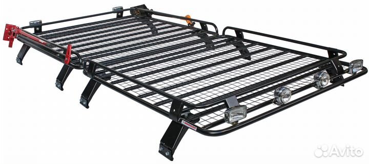 Багажник УАЗ-2206 Санитарка корзина с сеткой на во