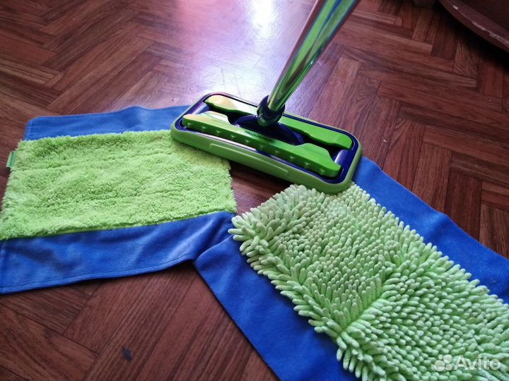 Швабра aquamatic с 2мя насадками
