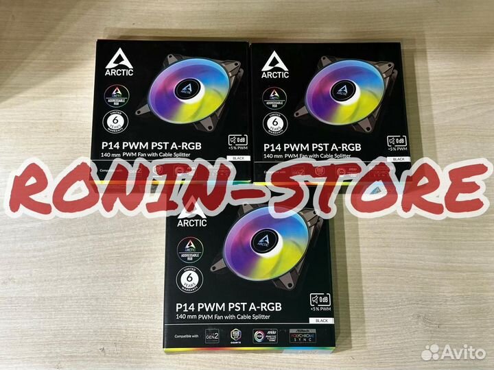 Вентилятор Arctic P14 PWM PST A-RGB Black