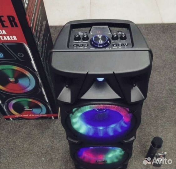 Новая мощная Bluetooth колонка караоке 80см