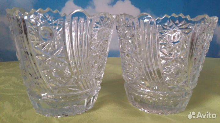 Ваза хрустальная
