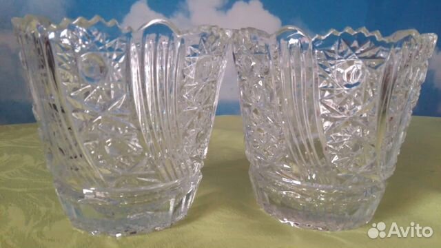 Ваза хрустальная