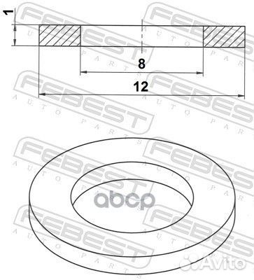 Уплотнительное кольцо BMW 5(E60) 88430081210a