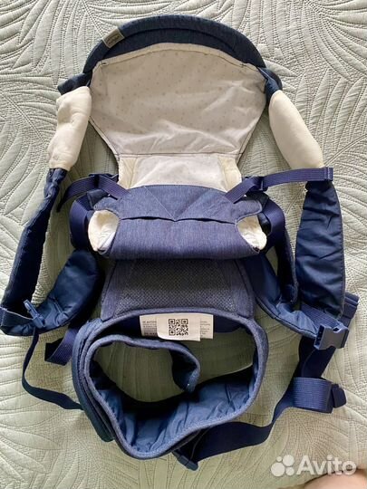 Эргорюкзак хипсит Chicco Hip Seat Denim