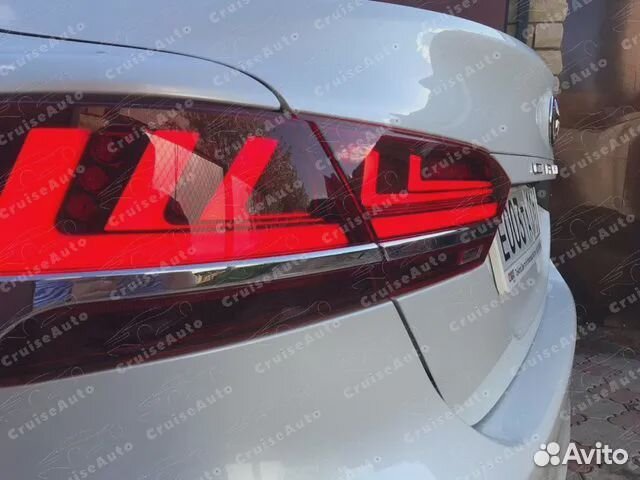 Тонированные фонари Camry 70 LED задние стиль Lexu