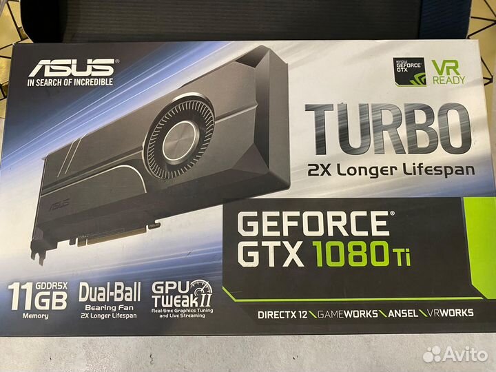 Asus Geforce GTX 1080 ti 11Gb