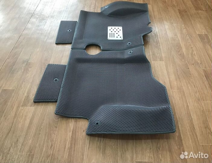 Ковры в салон Газель Темно-серый + подпятник